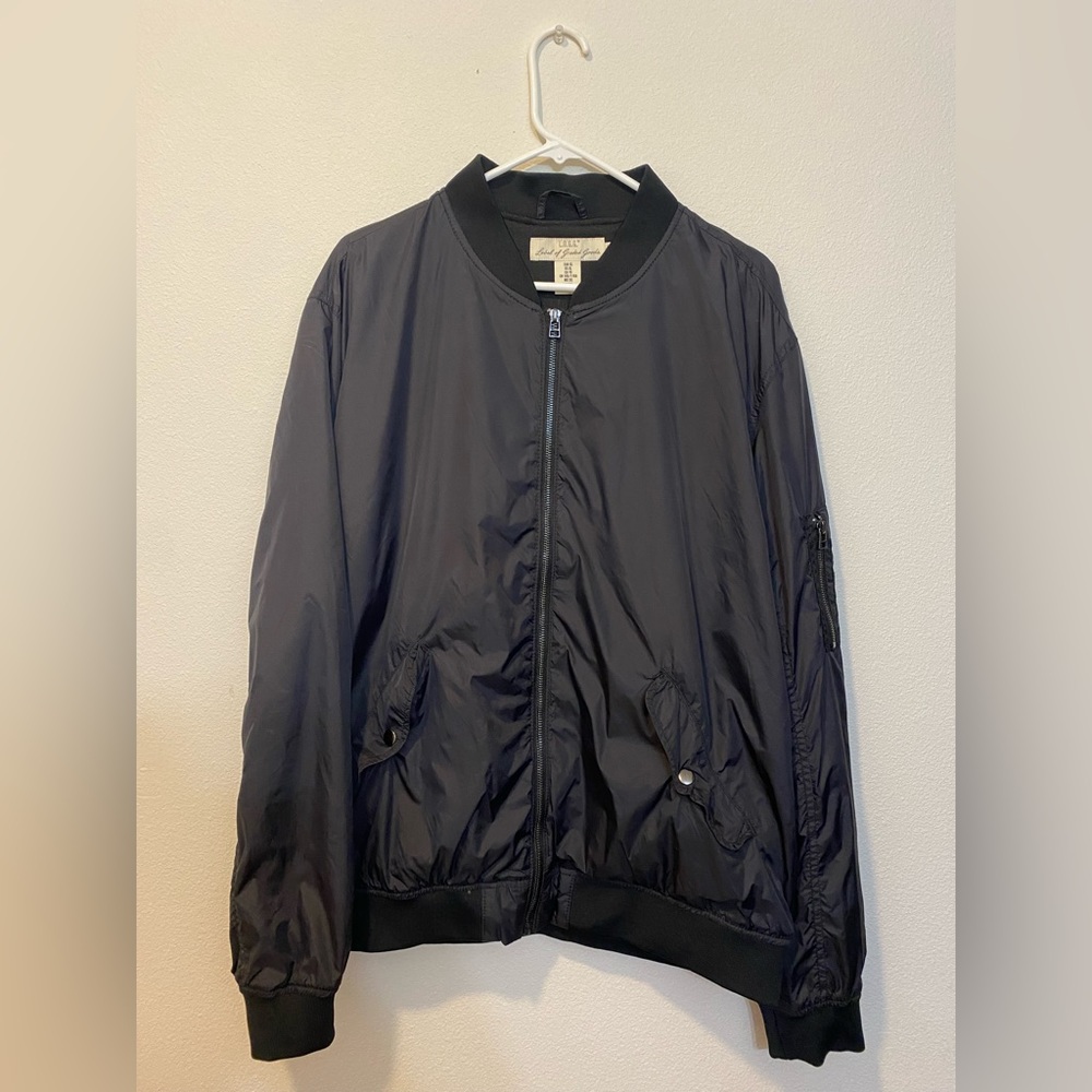 Label of Graded Goods Men’s Bomber Jacket All Black